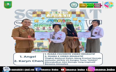 Penyerahan Penghargaan Video Edukatif Tingkat Nasional dalam Ajang Prestasi Remaja Atmosfer (APRA) VII