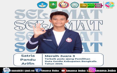 Terbaik 3 pada Ajang Pemilihan Duta GenRe Kabupaten Bengkalis Tahun 2026